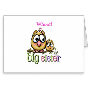Big Sister - little Brother Card