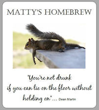 ... /SQUIRREL/QUOTES/HOMEMADE BEER/ALE/LABELS X12, HOMEBREW/DRINKS