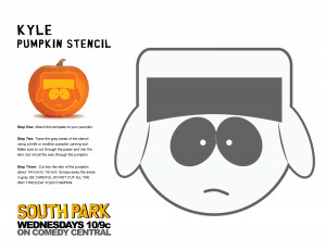 South Park” Halloween Pumpkin Stencils