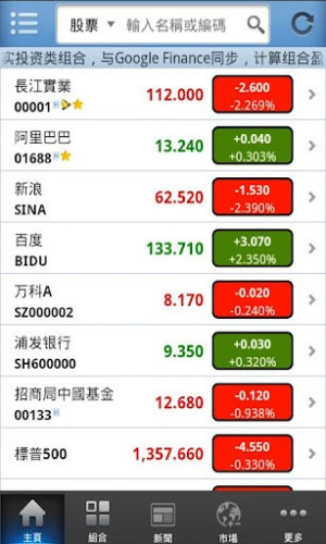 View bigger - TStocks-Realtime Stock Quote for Android screenshot