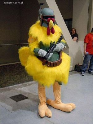 chicken with gun