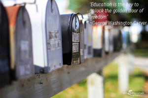 Education is the key to unlock the golden door of freedom” –George ...