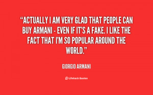 Armani Quotes