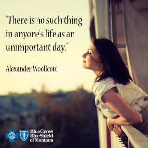 ... in anyone's life as an unimportant day.