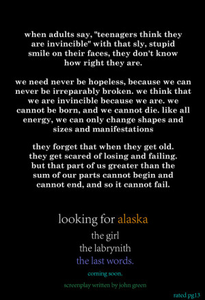Looking For Alaska Movie | Ideas Get | 4.5