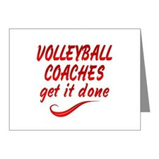 Volleyball Coaches Note Cards (Pk of 20) for