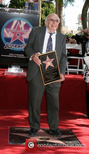Sherwood Schwartz receives a star on the Hollywood Walk of Fame Star