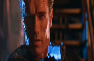 Arnold Schwarzenegger in The Terminator 2: Judgement Day