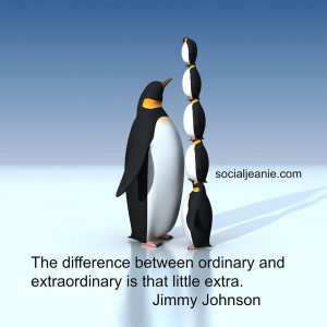 The difference between ordinary and extraordinary is that little ...