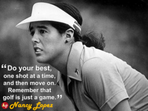 ... , and then move on. Remember that golf is just a game.