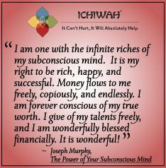 Joseph Murphy quote from The Poser of Your Subconscious Mind More