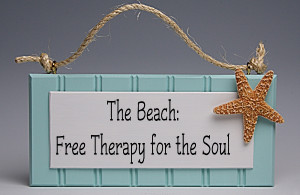The Beach: Free Therapy For the Soul Sign