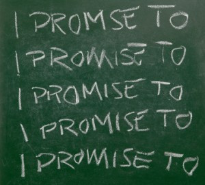 ... promises to everyone around us perhaps a promise to make dinner every