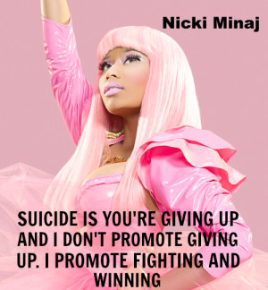 ... Quotes , Nicki Minaj Picture Quotes , Positive thinking Picture Quotes
