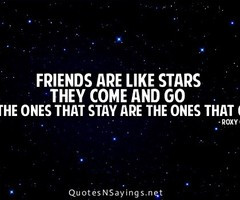 friends come and go
