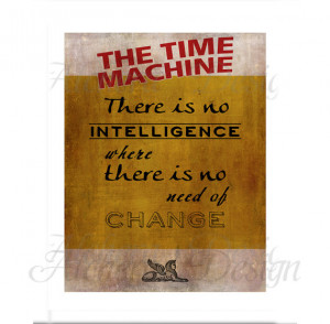 Wells - The Time Machine - Quote Poster Instant Download ...