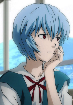 my gif anime evangelion nge Rei Ayanami You Can (Not) Advance ...