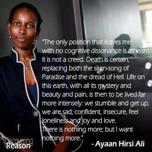 Ayaan Hirsi Ali on why she is an atheist | #quotes