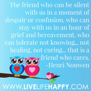 Cute friendship quote
