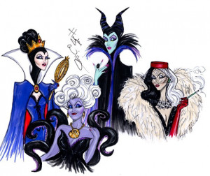 ... maleficent, sleeping beauty, ursula, villains, white snow, the evil