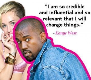 Kanye West Instagram Quotes Miley cyrus vs. kanye west's