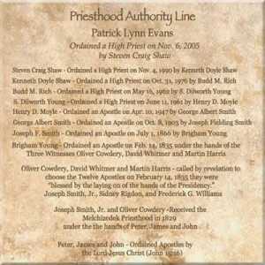 Lds Priesthood Quotes...