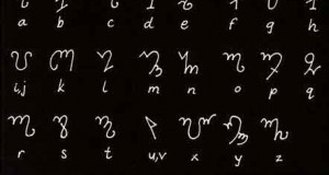 These are the the theban alphabet also called runes honorius witch ...