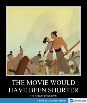 Mulan could have been a lot shorter