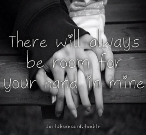 Your-Only-One-Love-Quotes-Hold-Her-Hand-My-Quotes-Home-Quotes--design ...