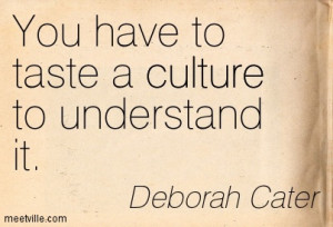 Culture Food Quotes