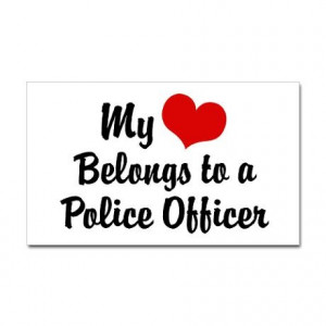 Image detail for -Cops Wife Stickers | Car Bumper Stickers, Decals ...