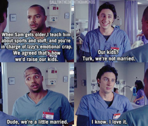 JD & Turk: almost married - scrubs Fan Art