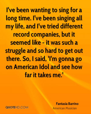 Fantasia Barrino Quotes