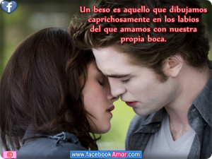 Postales con frases de besos para facebook