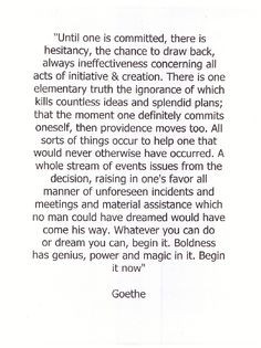 One of my favorite philosophers - Johann Wolfgang von Goethe More