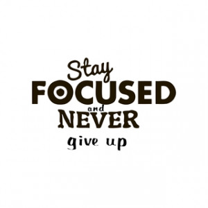 Stay Focused Quote Vinyl Wall Art Today: $28.49 Add to Cart