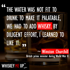 Winston Churchill Whisky Quote