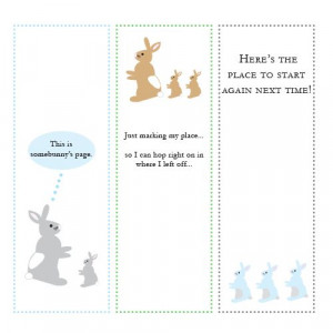 Rabbits -- printables with cute sayings
