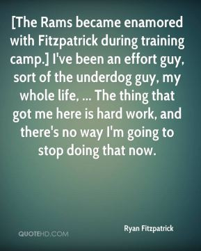 Ryan Fitzpatrick - [The Rams became enamored with Fitzpatrick during ...