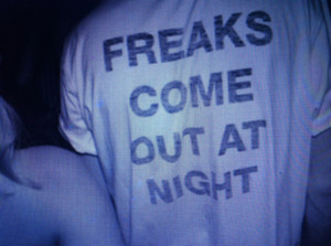tshirt top grunge tumblr night soft grunge quote on it freaks come out ...