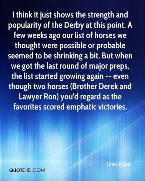 Derby Quotes