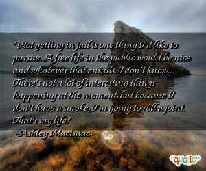 Not getting in jail is one thing