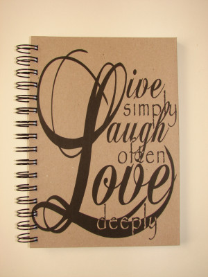 ... A5 - CUSTOMISE YOUR QUOTE, NAME ETC FOR YOUR VERY OWN UNIQUE NOTEBOOK