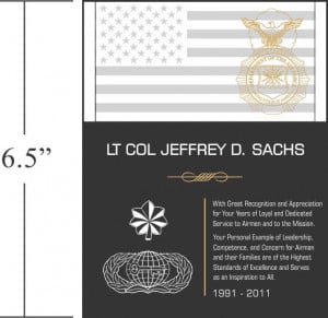 Sample USMC Service Recognition Wording (#294-4)