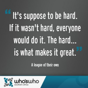 League of Their Own quote