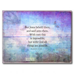 Biblical Quotes Postcards