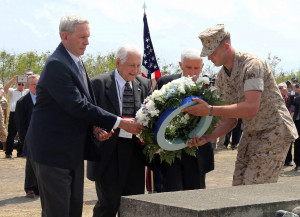 Image: Japan, US mourn World War II Iwo Jima dead
