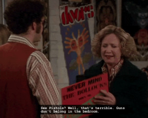 funny, gif, that 70s show, the sex pistols, tv