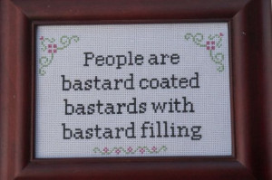 Scrubs Bastard Coated Bastards Quote Sampler