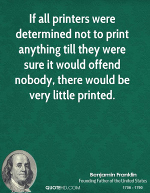 If all printers were determined not to print anything till they were ...
